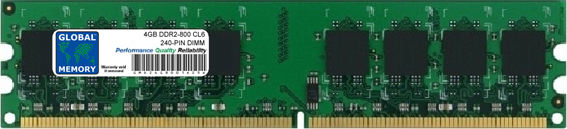 4GB DDR2 800MHz PC2-6400 240-PIN DIMM MEMORY RAM FOR ADVENT DESKTOPS